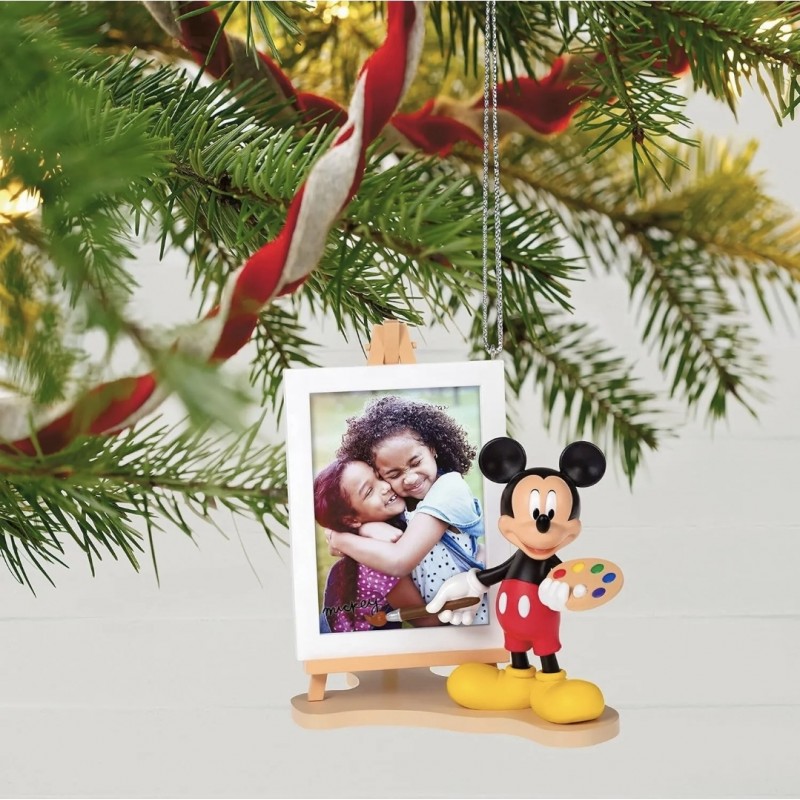 DISNEY HALLMARK KEEPSAKE MICKEY MOUSE MET FOTOLIJST ORNAMENT 2023